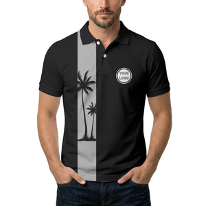tropical palm tree polo shirt custom polo shirt