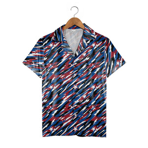 4Th Of July Us Flag Camo Patriotism Hawaiian Shirt