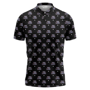 custom logo star polo shirt | custom color all-over graphic print