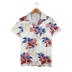 Red White And Blue 4Th Of July Hawaiian Shirt For Men And Women