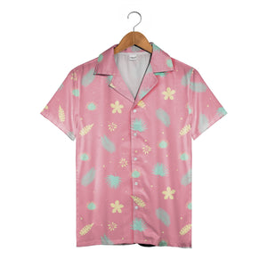 Watermelon Summer Hawaiian Shirt with Starfish Details