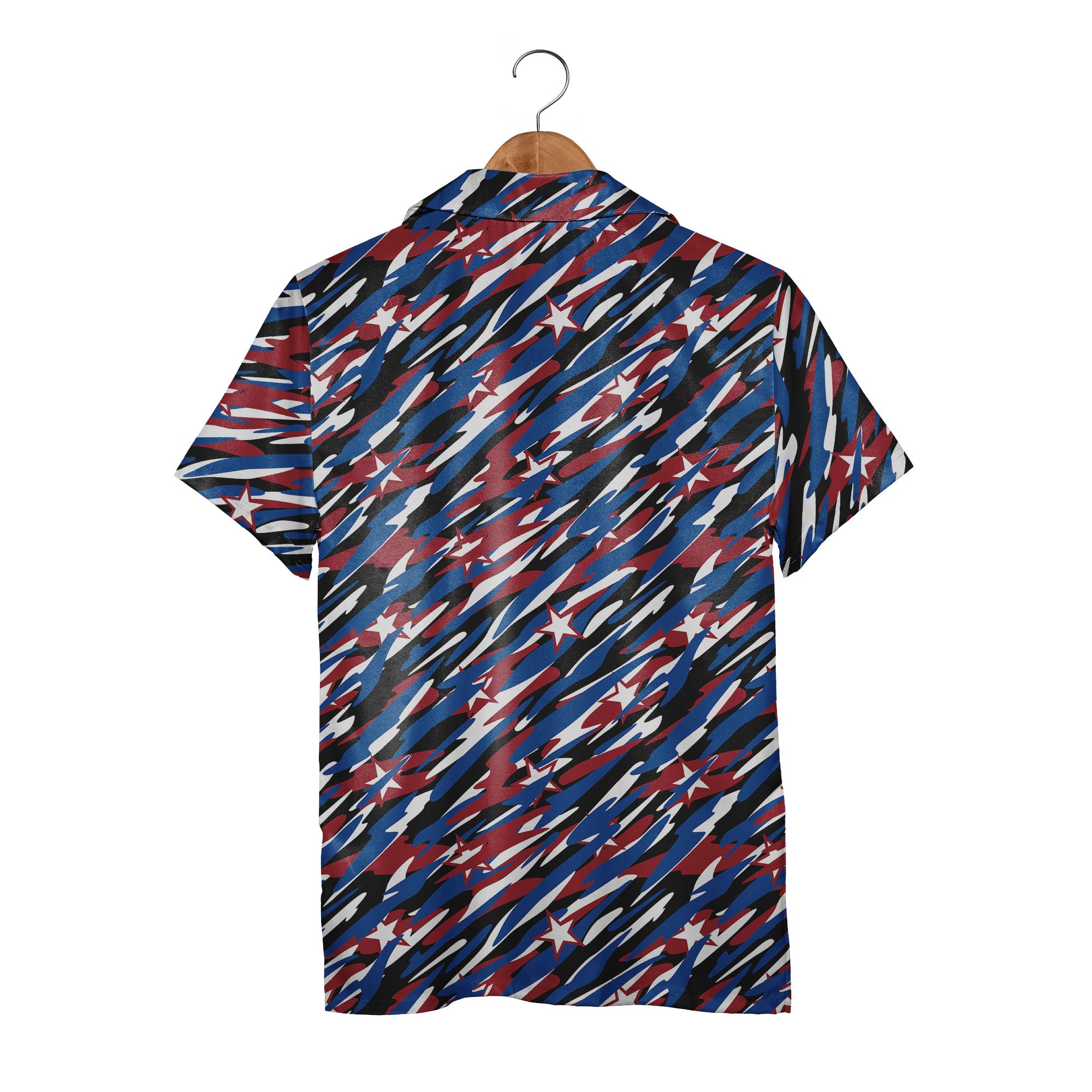 4Th Of July Us Flag Camo Patriotism Hawaiian Shirt