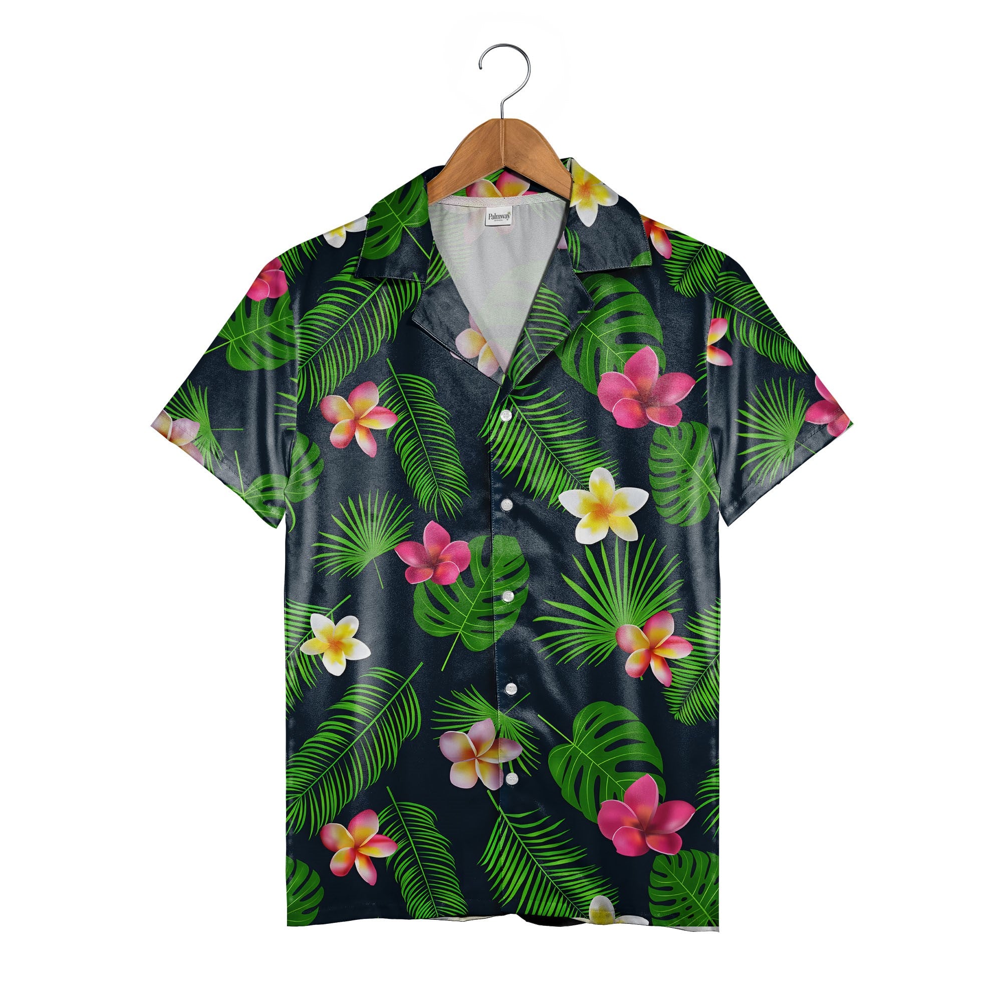 Custom Family and Pet Hawaiian Shirt with Red Hibiscus Pattern