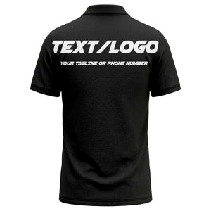 customizable team name chevron stripe polo shirt for men