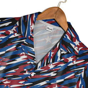 4Th Of July Us Flag Camo Patriotism Hawaiian Shirt