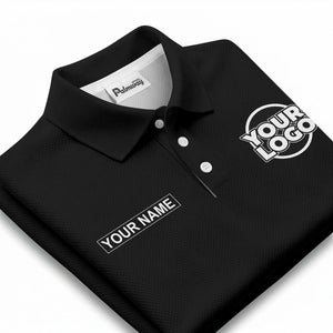 american flag stars & stripes patriotic custom logo polo shirt