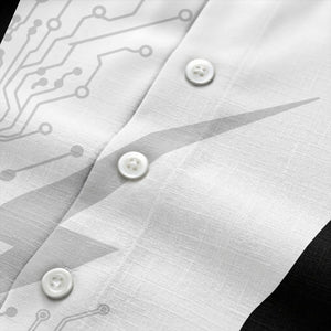 circuit board lightning bolt hawaiian shirt for tech lovers