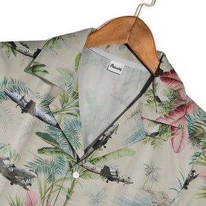 Us Navy Lockheed P-3 Orion Trendy Hawaiian Shirt, Short Sleeve Trendy Hawaiian Shirt For Men