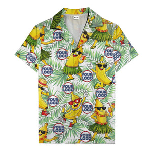 banana luau party cartoon bananas in sunglasses hawaiian shirt