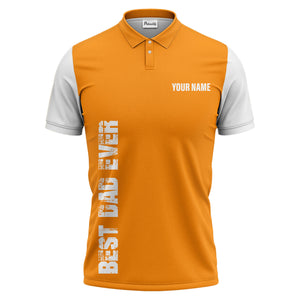best bag ever vertical text black white modern graphic polo shirt for men