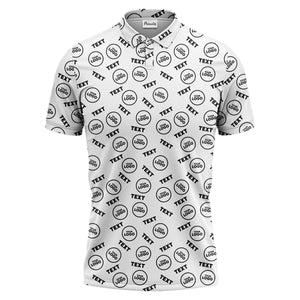 custom logo text polo shirt custom polo shirt
