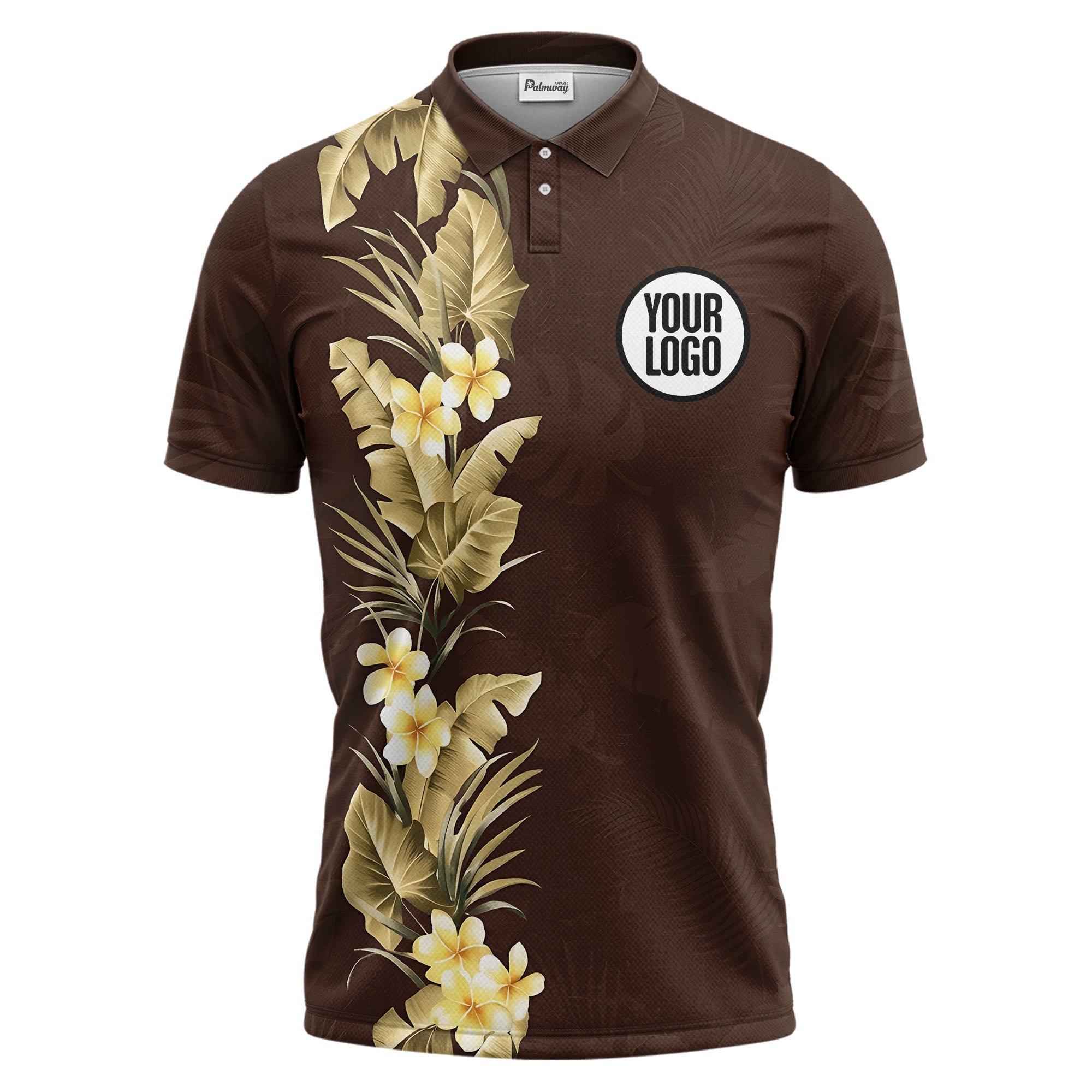 tropical floral polo shirt custom polo shirt