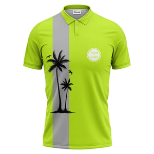 tropical palm tree polo shirt custom polo shirt
