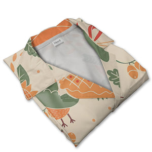 Harvest Feast Hawaiian Shirt with Roasted Turkey Sunflower and Apple Pie