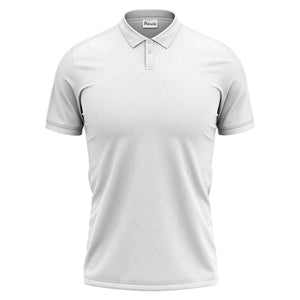 white circles custom logo placement polo shirt for corporate professionals