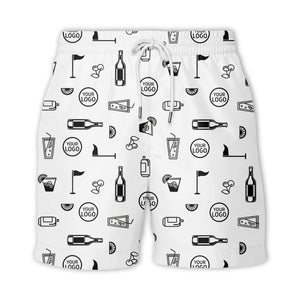 golf course cocktail party repeating illustrations hawaiian shirt for men