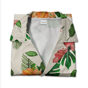 Island Heritage Floral Hawaiian Shirt Classic Tropical Comfort Fit