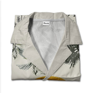 Military Armored Vehicle Tropical Hawaiian Shirt – Sunset & Palm Trees