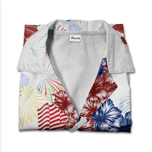 Red White And Blue 4Th Of July Hawaiian Shirt For Men And Women