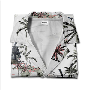 US Army Boeing MH-47G Chinook Trendy Hawaiian Shirt Military Inspired App
