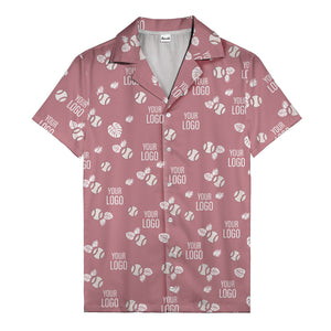Baseballs Flying Through Tropical Leaves Polo Shirt For Men