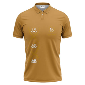 black gold infinity spiral shield team name graphic polo shirt for men