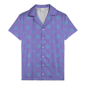 rubber duck & custom logo repeat pattern hawaiian shirt