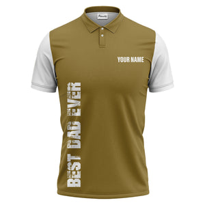 best bag ever vertical text black white modern graphic polo shirt for men