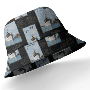cruise ships & palm tree islands hawaiian shirt for men