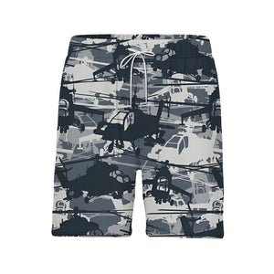 Military Attack Helicopter Gray Camo Hawaiian Shirt – Tactical Aviation