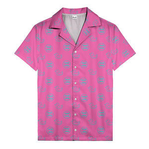 rubber duck & custom logo repeat pattern hawaiian shirt