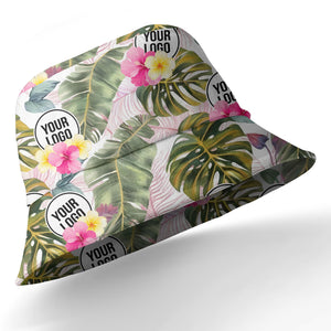 watercolor monstera hibiscus floral hawaiian shirt for men