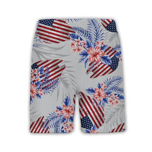 American Flag Aloha Beach Gift Hawaiian Shirt For Men And Women