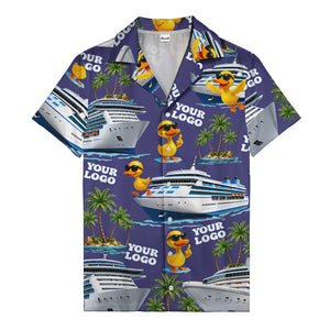 sunglasses ducks on cruise ships palm tree islands hawaiian shirt