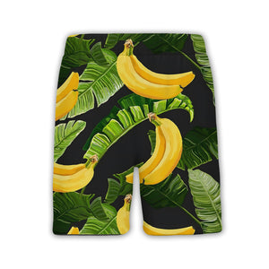 Watercolor Banana Bunch Hawaiian Shirt on Natural Off-White