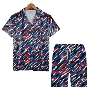 4Th Of July Us Flag Camo Patriotism Hawaiian Shirt