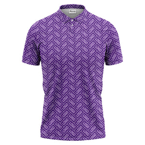 monogram logo polo shirt hawaiian shirt