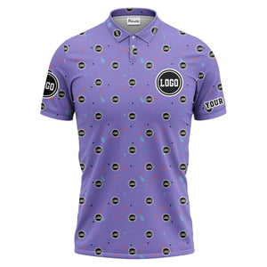custom multi color golf sports custom logo polo shirt with team event tournament style hawaiian shirt