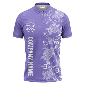 tribal sea turtle swirl black white artwork polo shirt for beach days