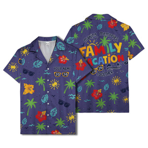 hibiscus palm sunglasses watercolor hawaiian shirt for men