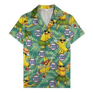 banana luau party cartoon bananas in sunglasses hawaiian shirt