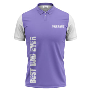 best bag ever vertical text black white modern graphic polo shirt for men
