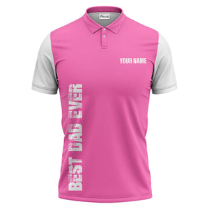 best bag ever vertical text black white modern graphic polo shirt for men
