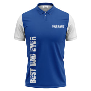 best bag ever vertical text black white modern graphic polo shirt for men