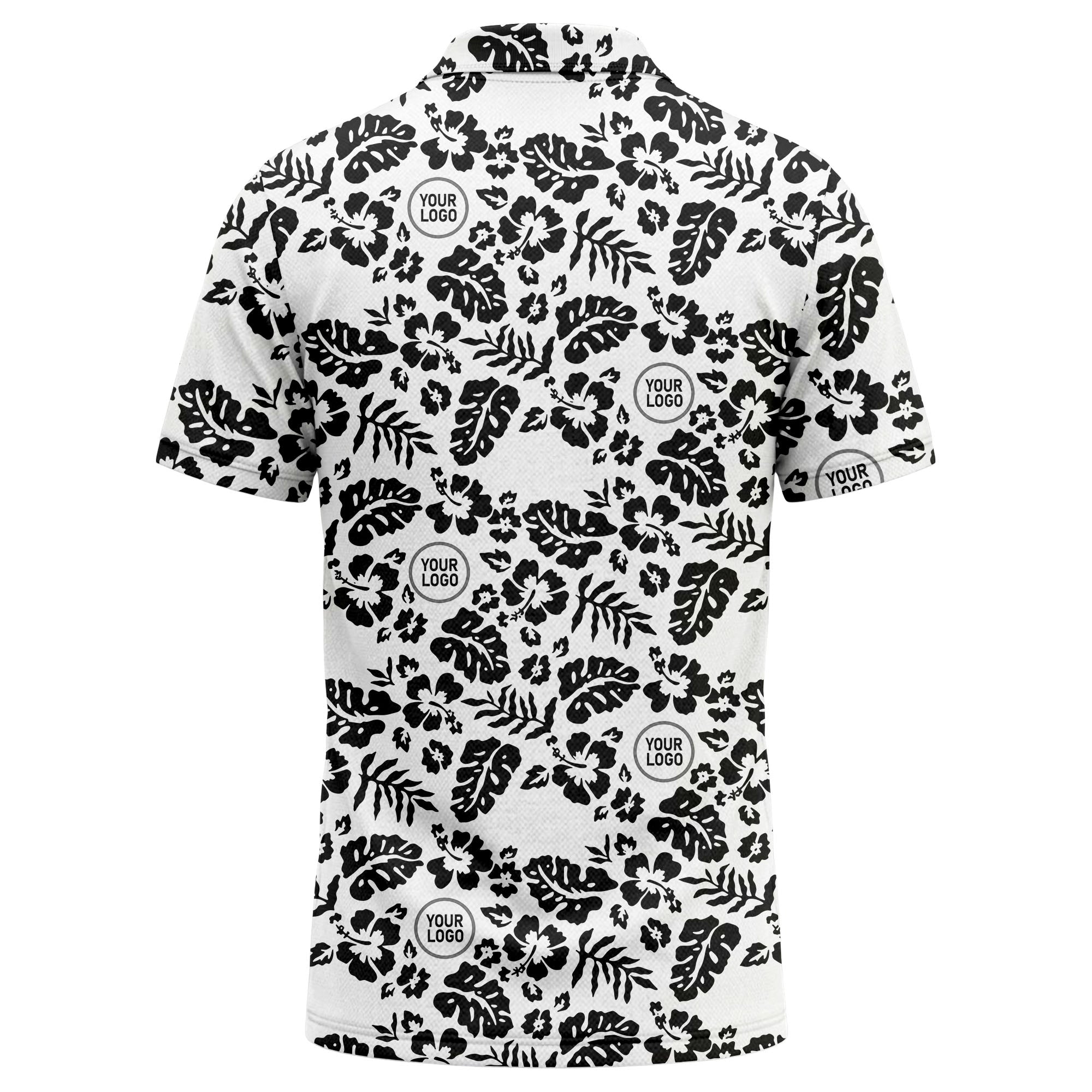 Polo Shirt – Custom Men’s Golf Shirt with Golf Course Pattern