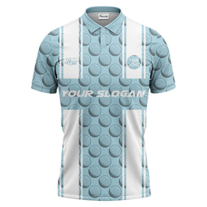 realistic golf balls black white vertical stripe polo shirt