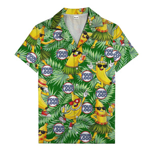 banana luau party cartoon bananas in sunglasses hawaiian shirt
