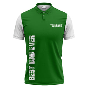best bag ever vertical text black white modern graphic polo shirt for men