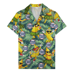 banana luau party cartoon bananas in sunglasses hawaiian shirt