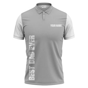 best bag ever vertical text black white modern graphic polo shirt for men
